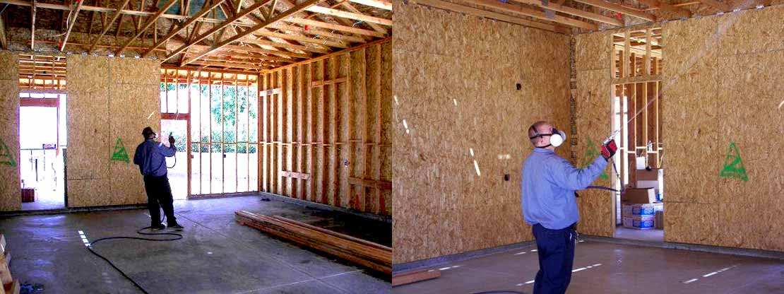 termite prevention using bora care pretreatment during new home construction